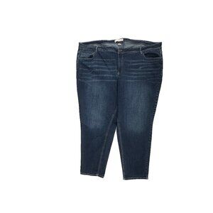 Cato Curvy Skinny Women's size 28W Dark Wash Blue Denim Jeans